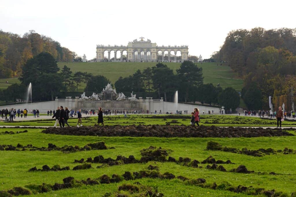 Schönbrunn Palace and Gardens Fountain