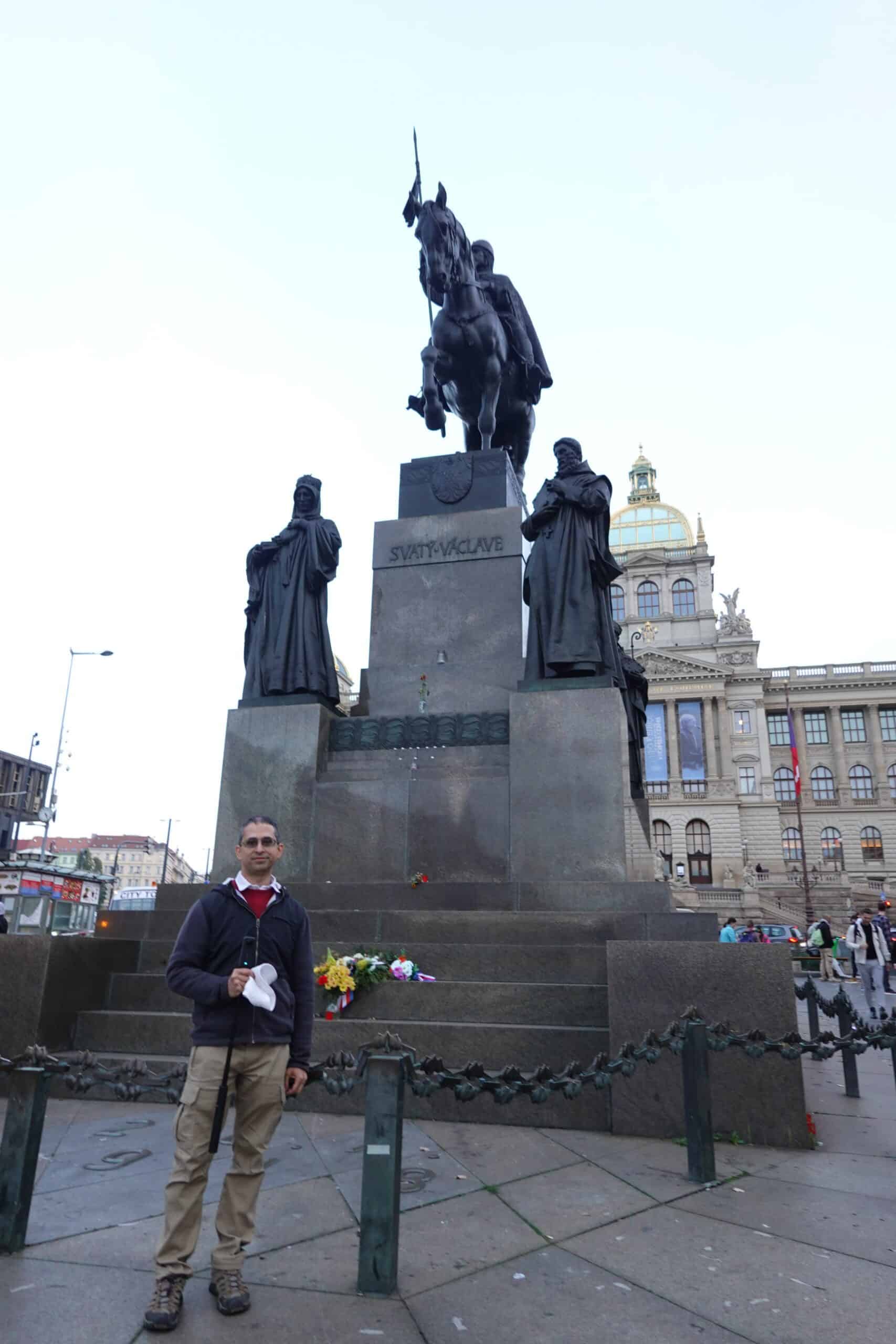 Wenceslas Square and Narodni Museum