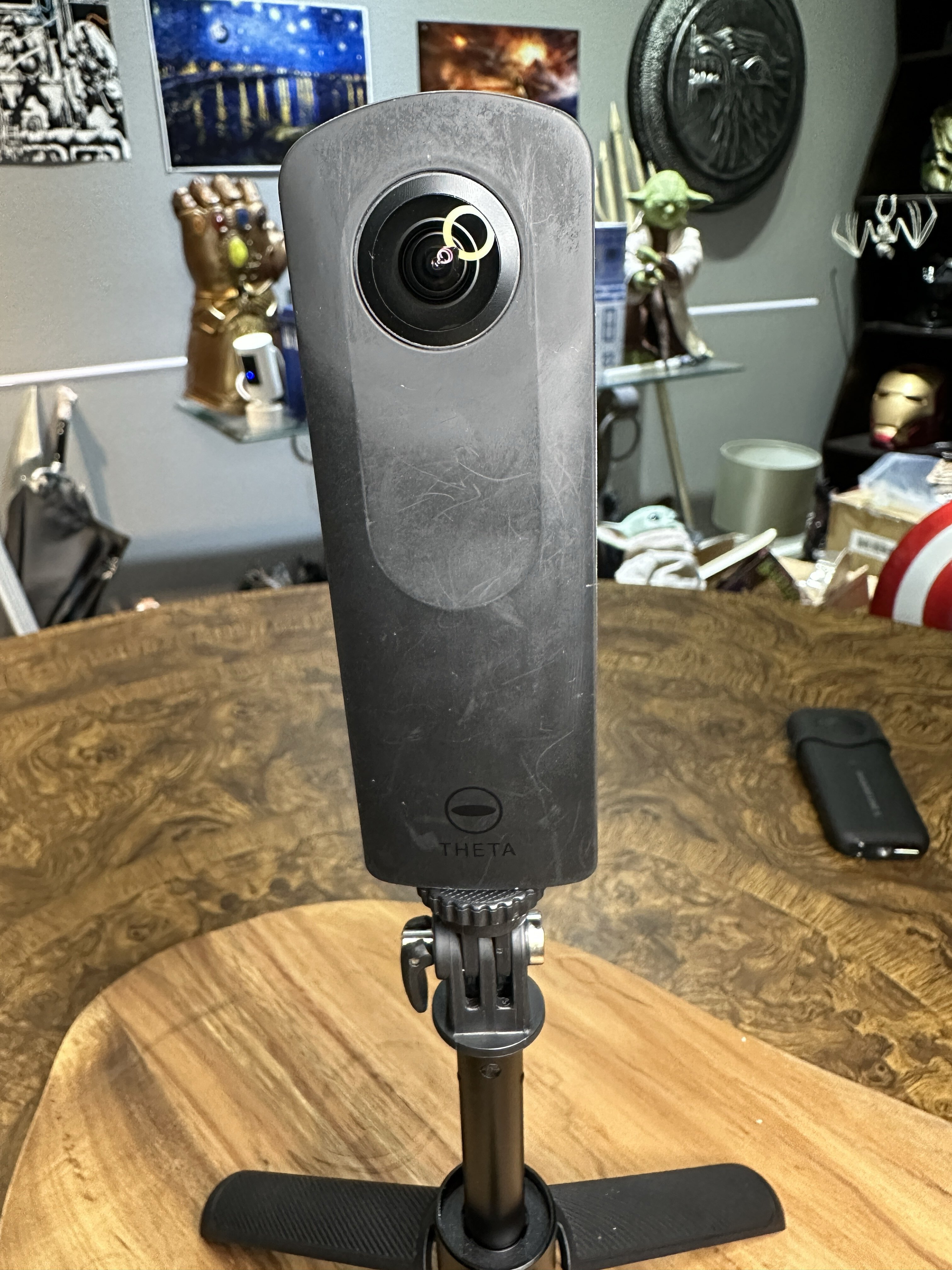 Ricoh Theta S . Older affordable 360 camera with SC2 coming out after.