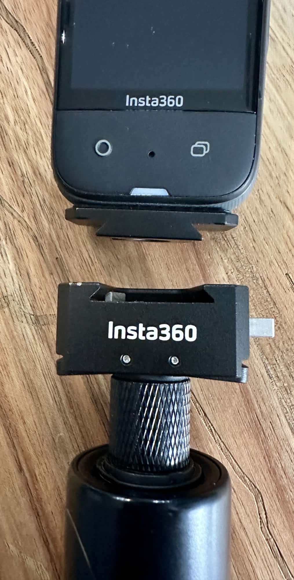 Quick release mount for insta360 - separated