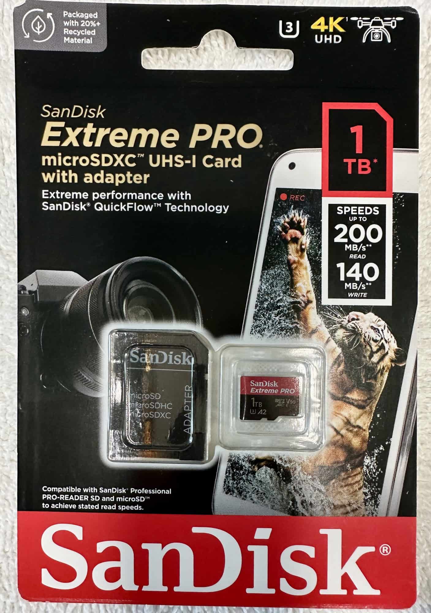 Sandisk extreme pro 1TB in case