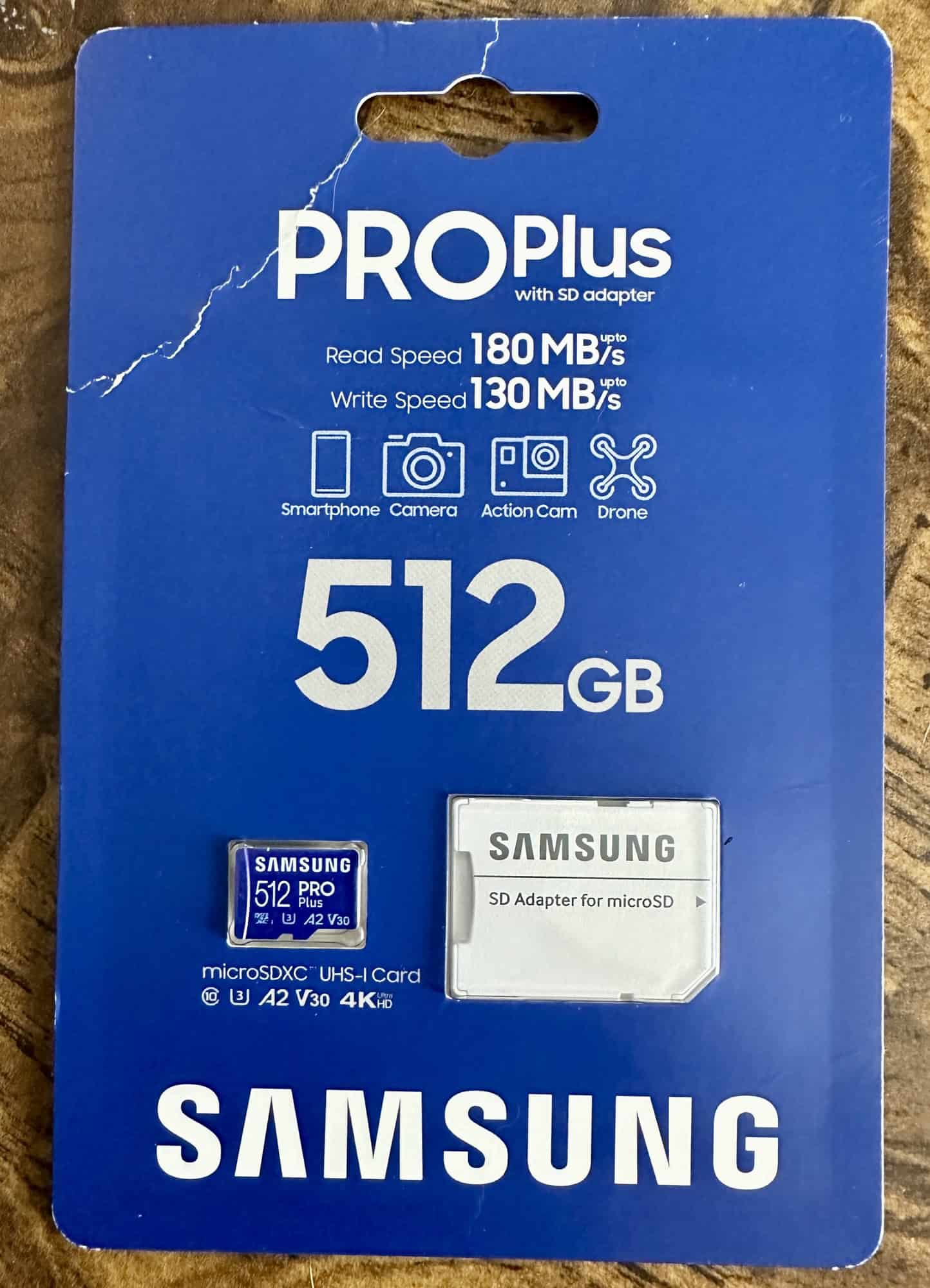 Samsung Pro Plus 512GB microsd card