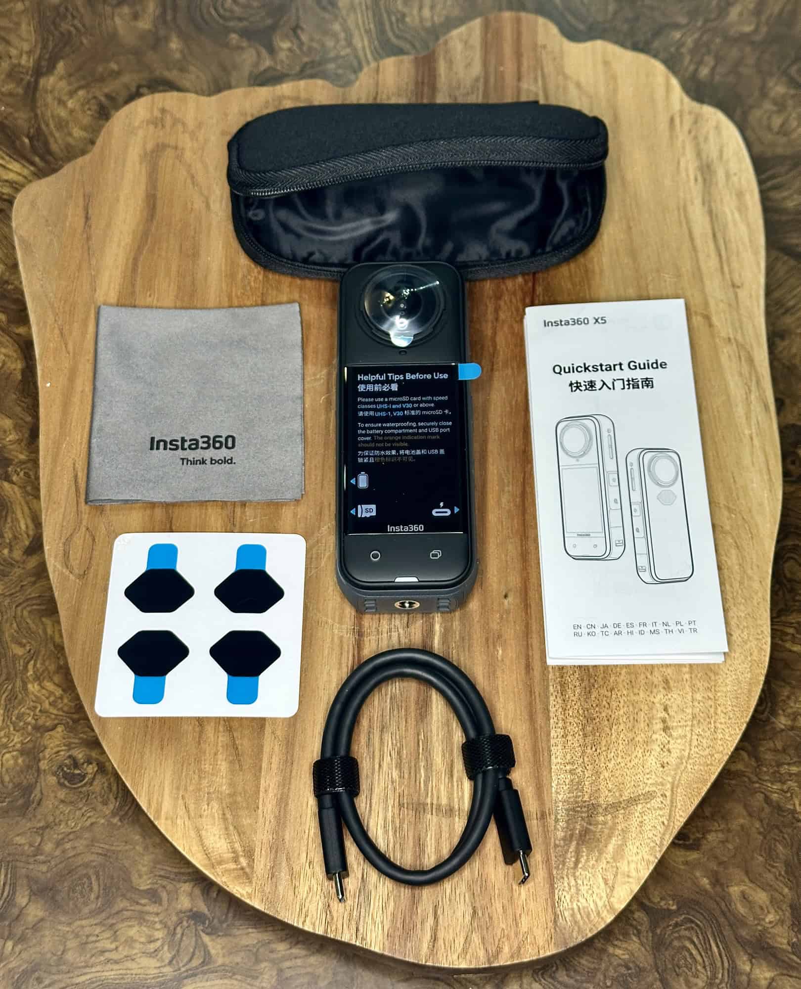 Insta360 X5 new  unboxed