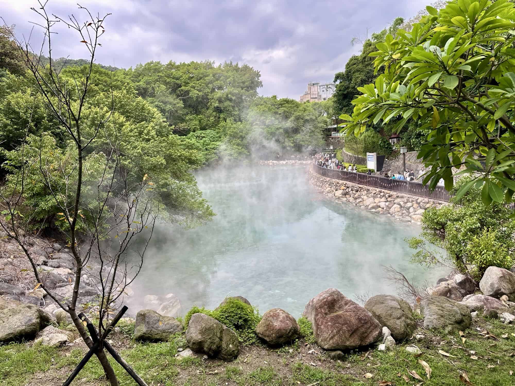 Beitou thermal valley pool near Taipei